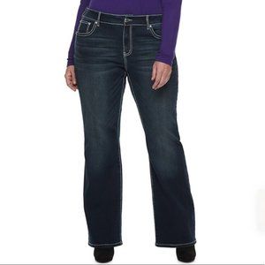 Plus Size Apt.9 Embellished Boot Cut Jeans